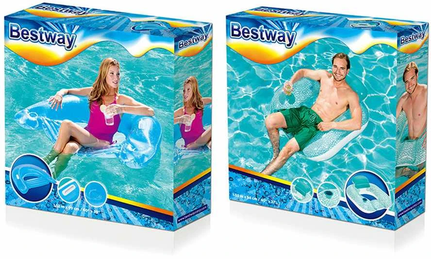 Bestway patogi plaukimo kėdė 152 x 99 cm 43118