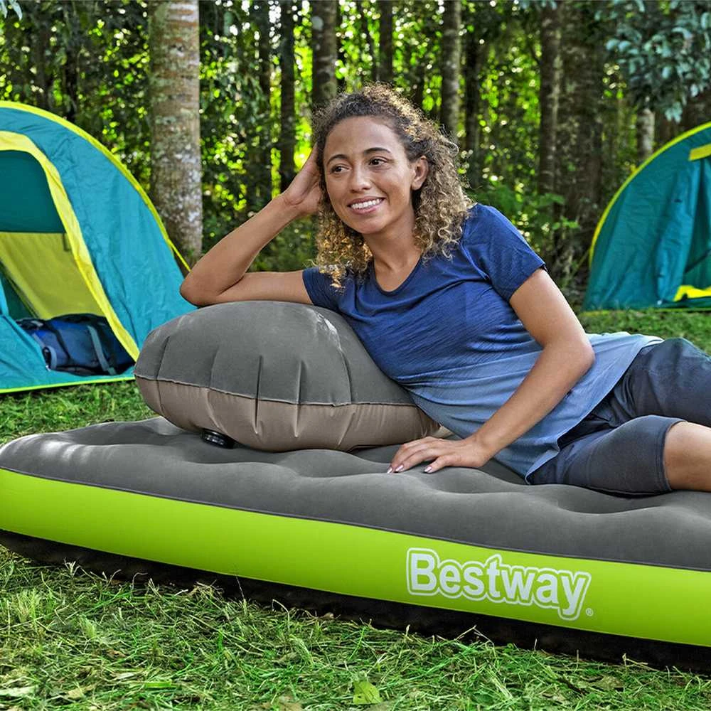 Pripučiamas turistinis čiužinys Bestway Pavillo Roll & Relax Twin, 188x99x22 cm