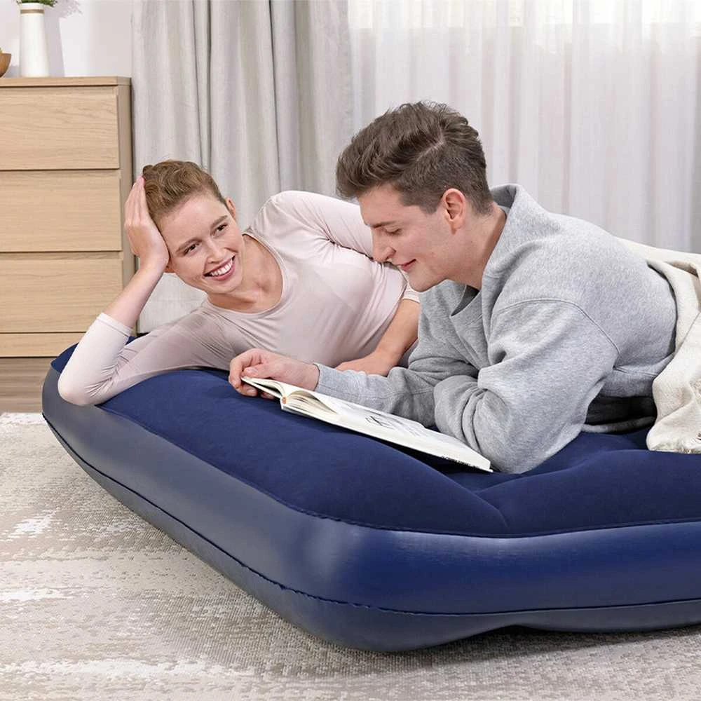 Bestway Air Mattress Queen pripučiamas čiužinys su įmontuota pompa 203x152 67226