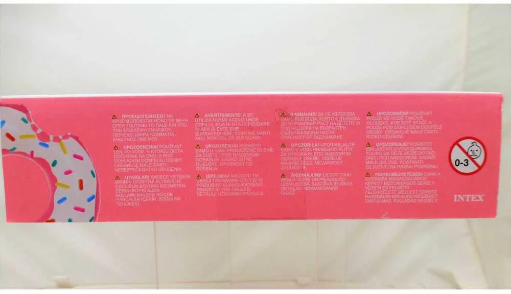 Pripučiamas žaislas INTEX Donut Tube, 107x99cm rožinis 56265NP