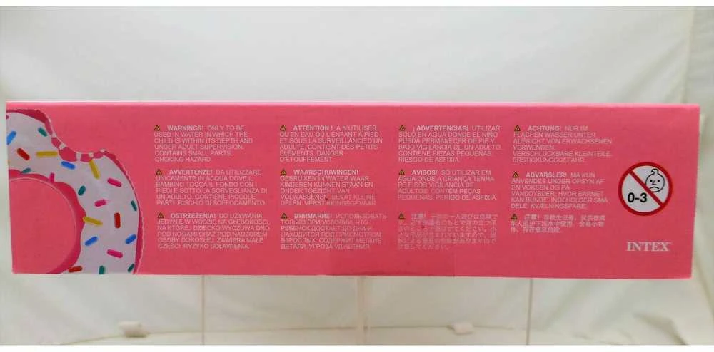 Pripučiamas žaislas INTEX Donut Tube, 107x99cm rožinis 56265NP