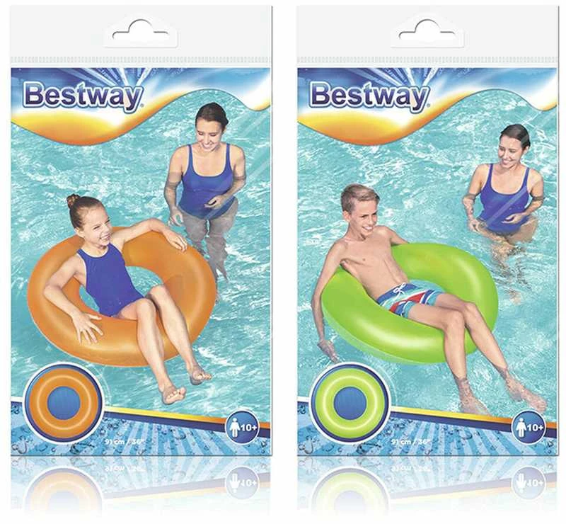 „Bestway Big Wheel Swim Neon 91cm