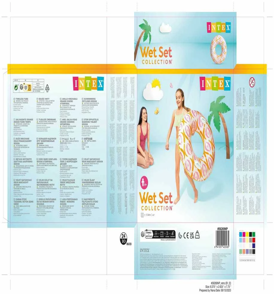 INTEX plaukimo ratas 114 cm 56269
