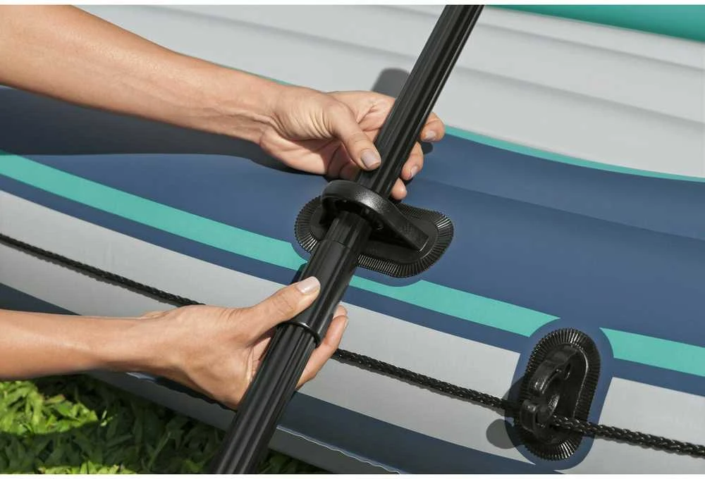 Pontonas TREK X2, 232 cm x 118 cm + BESTWAY aksesuaras