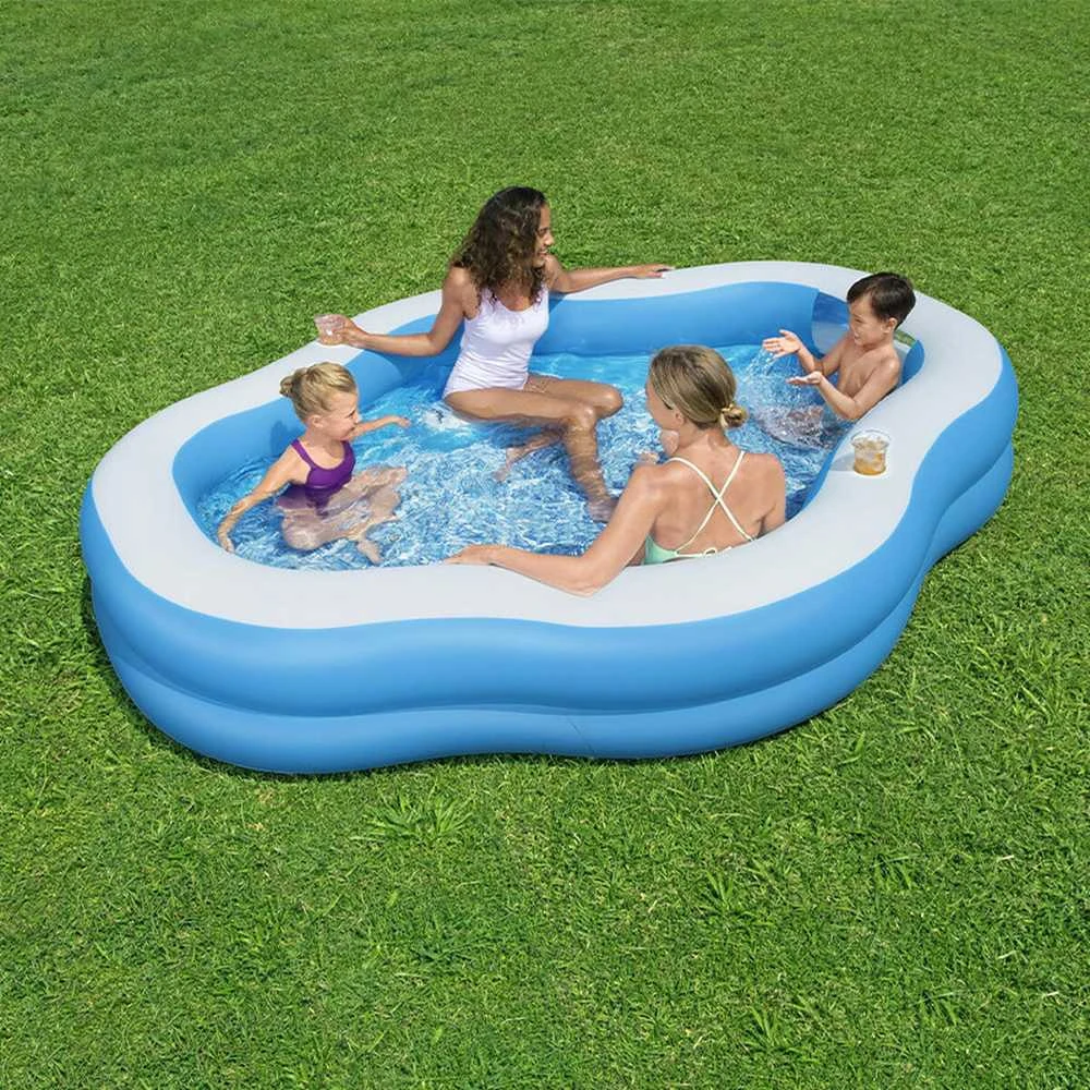 Bestway Baseinas Splashview, mėlynos ir baltos spalvos, 270x198x51cm