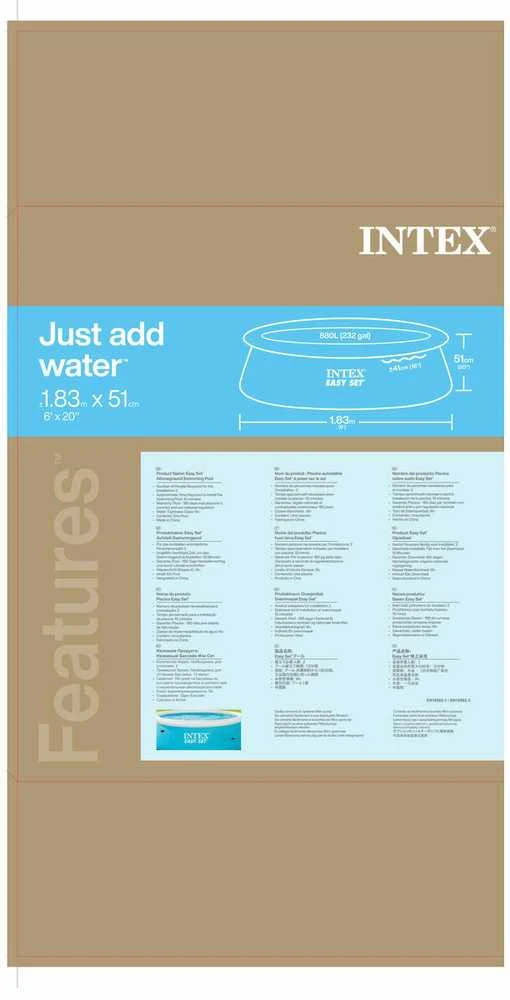Baseinas INTEX Easy Set, 183 x 51 cm 28101NP