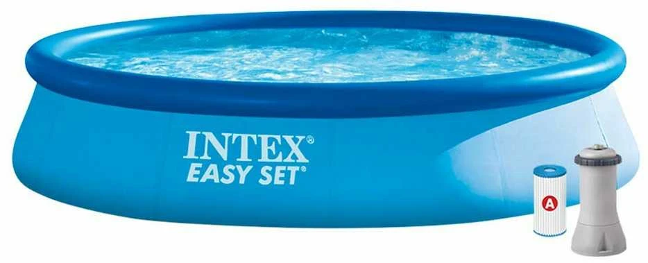 Baseinas INTEX Easy Set 396x84 cm, su vandens filtru
