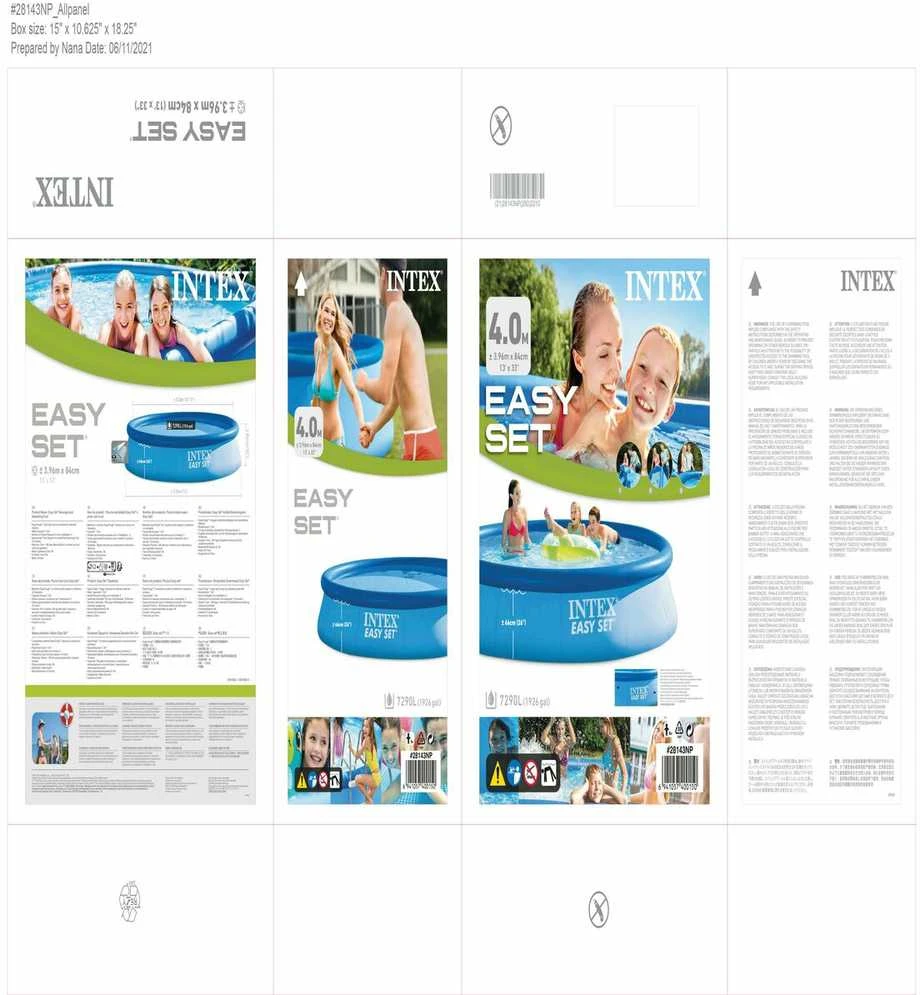 Intex | Lengvas baseinas | Mėlyna