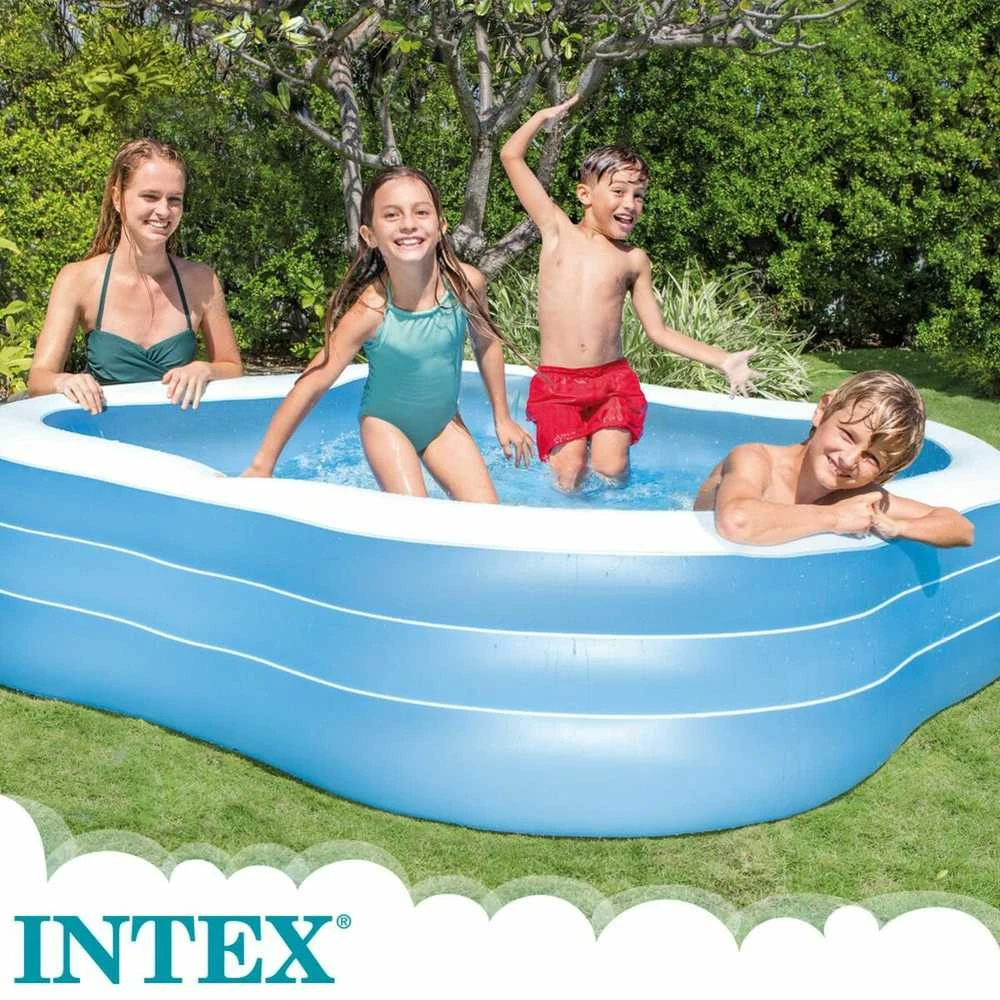 Pripučiamas baseinas INTEX Beach Wave Swim Center Pool 229x229x56cm