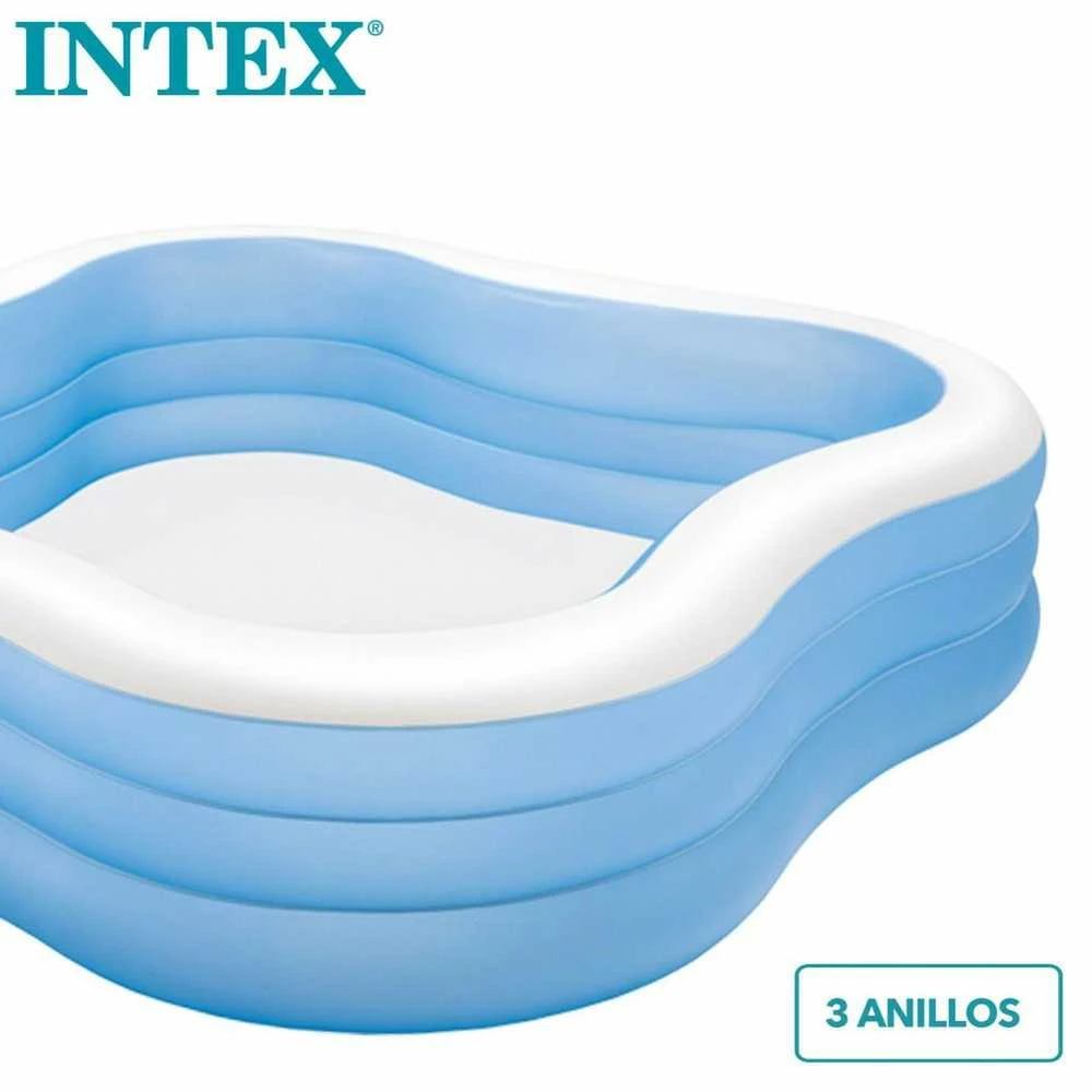 Pripučiamas baseinas INTEX Beach Wave Swim Center Pool 229x229x56cm