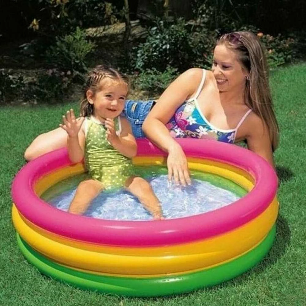 Vaikiškas baseinas vaivorykštė 58924 INTEX