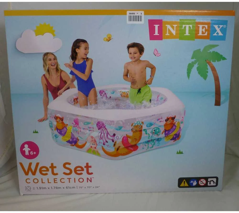 Baseinas pripučiamas INTEX Happy Otter Pool 191x178x61cm