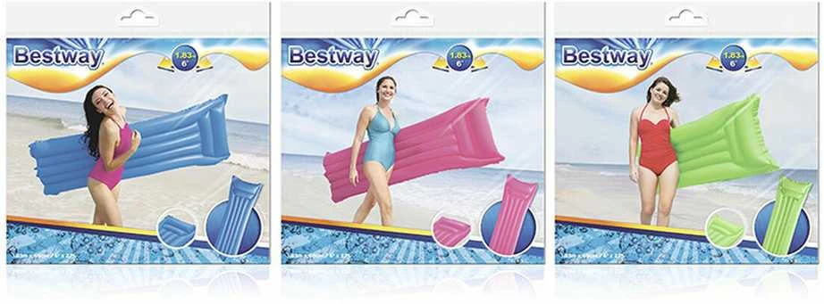 BestWay čiužinys pripučiamas paplūdimio 183x69cm art.44007eu