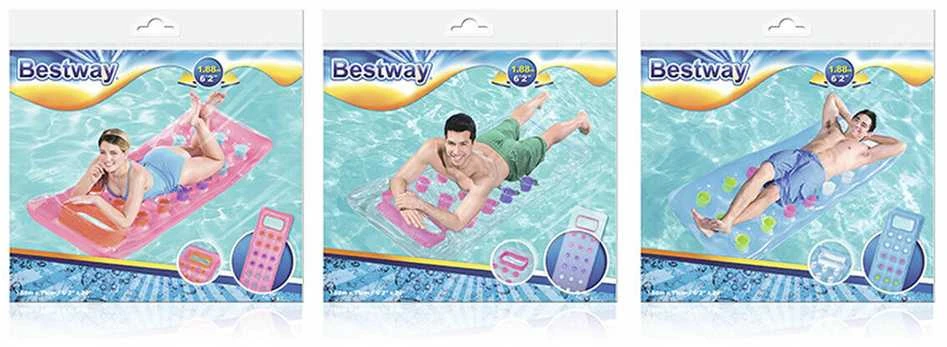 Bestway 43040 plūduriuojantis gaminys baseinui / paplūdimiui Mėlyna, Oranžinė Plūduriuojantis čiužinys Vinilas