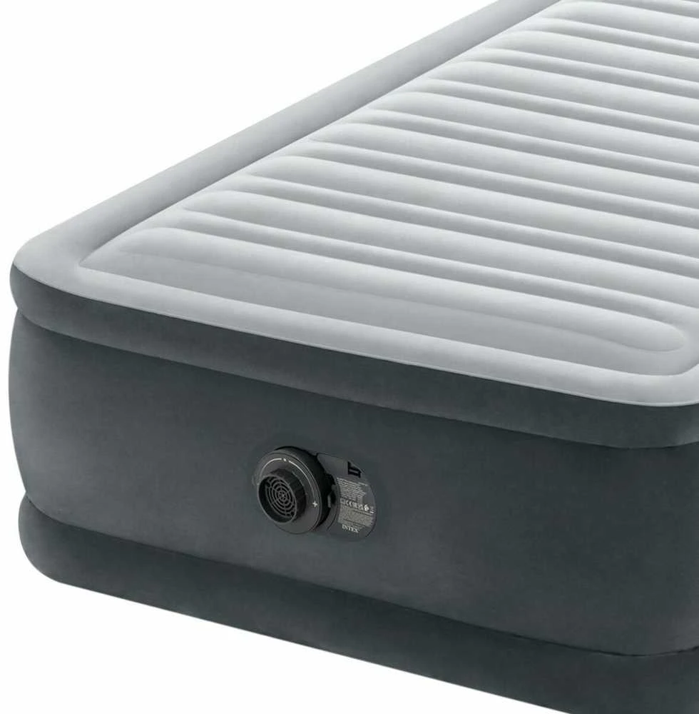 Pripučiamas čiužinys 191x99x46cm su įmontuotu elektriniu siurbliu INTEX 64412ND