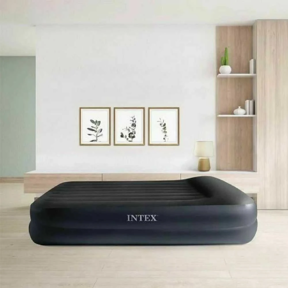INTEX pripučiamas čiužinys 203x152x42 cm su integruota elektrine pompa, modelis 64124