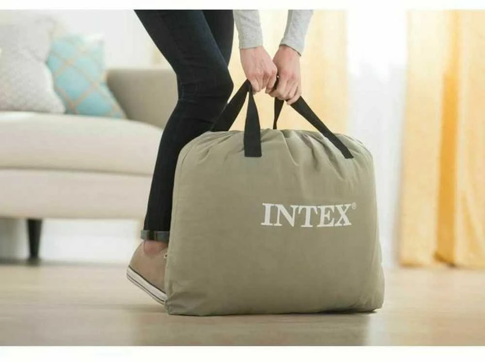 INTEX pripučiamas čiužinys 203x152x42 cm su integruota elektrine pompa, modelis 64124