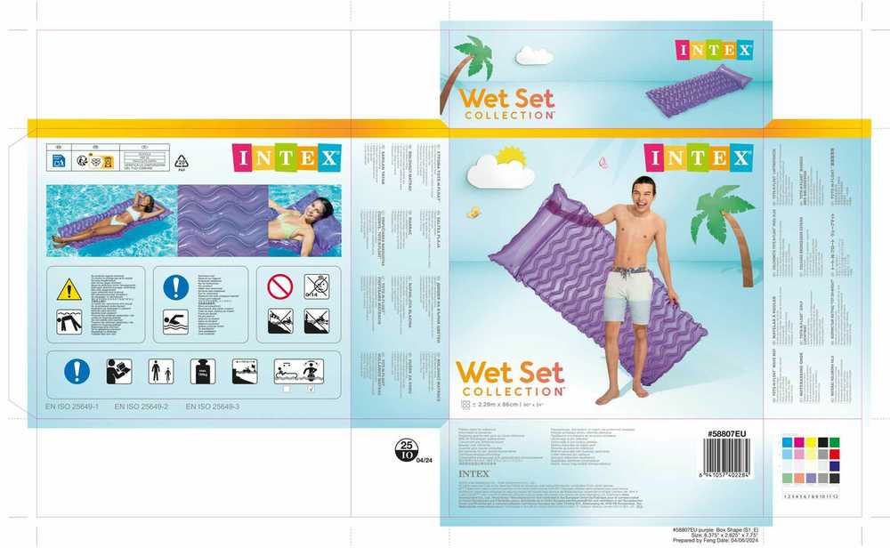 Pripučiamas čiužinys Intex Tote-n-Float 58807 229x86CM