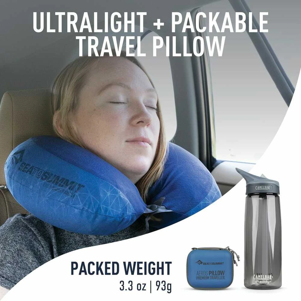 Sea To Summit STS Aeros Pillow Premium keliautojo pagalvėlė, tamsiai mėlyna