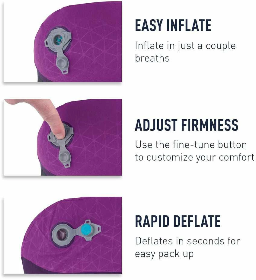 Sea To Summit STS Aeros Pillow Premium keliautojo pagalvėlė, tamsiai mėlyna