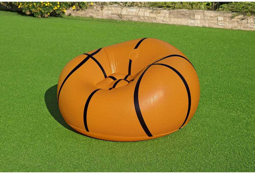 BESTWAY sėdmaišis Basketball, 1.14m x 1.12m x 0.66m, 75103
