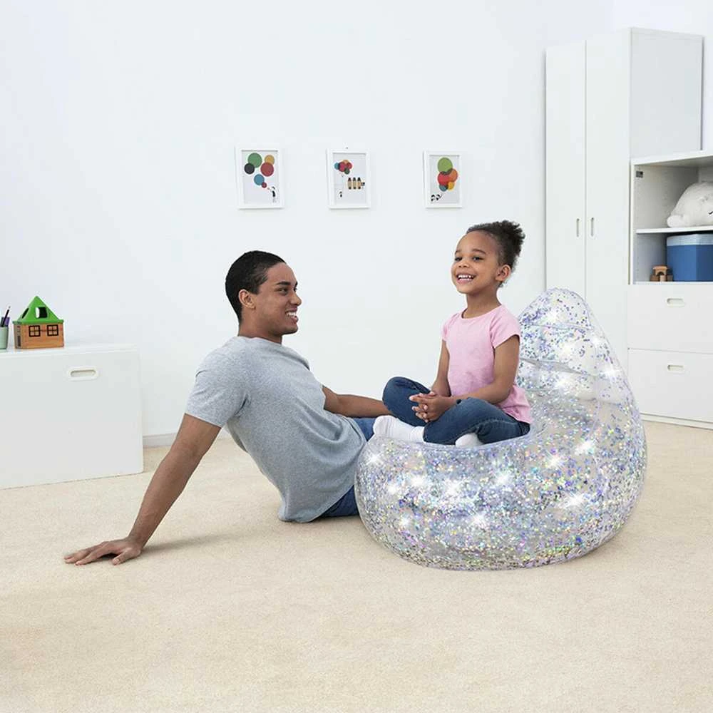 BESTWAY sėdmaišis Glitter Dream, 72cm x 72cm x 64cm, 75105
