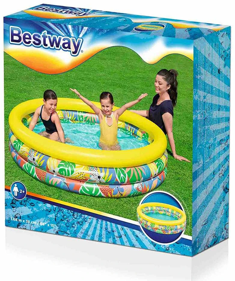 Bestway 51203 Pripučiamas baseinas Tropiniai augalai 1,68 m x 38 cm