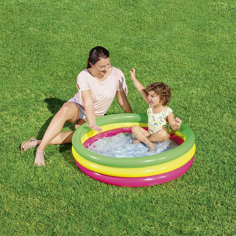 BESTWAY pripučiamas baseinas 102cm x 25cm, 51104