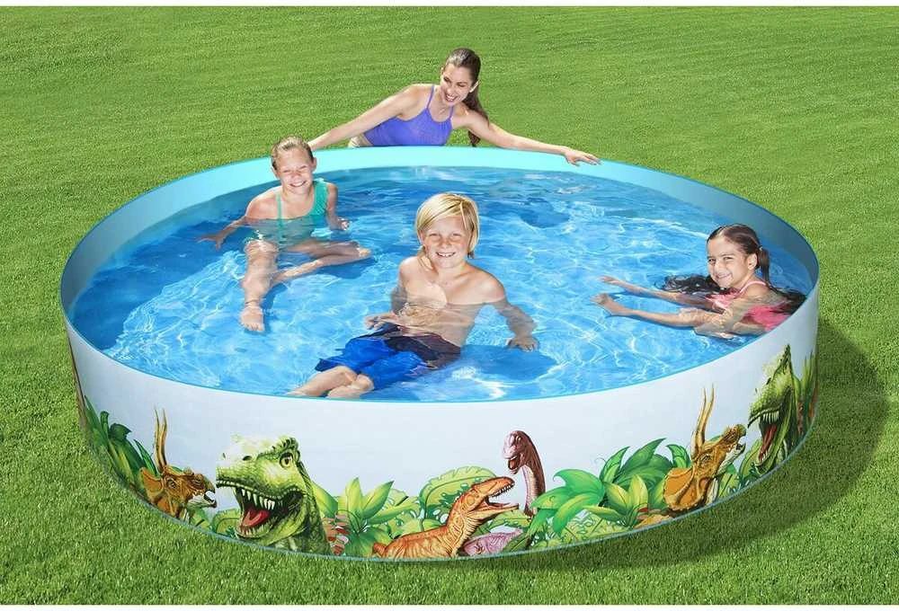 BESTWAY baseinas Dinosaur Fill'N Fun 2,44mx A46cm, 55001