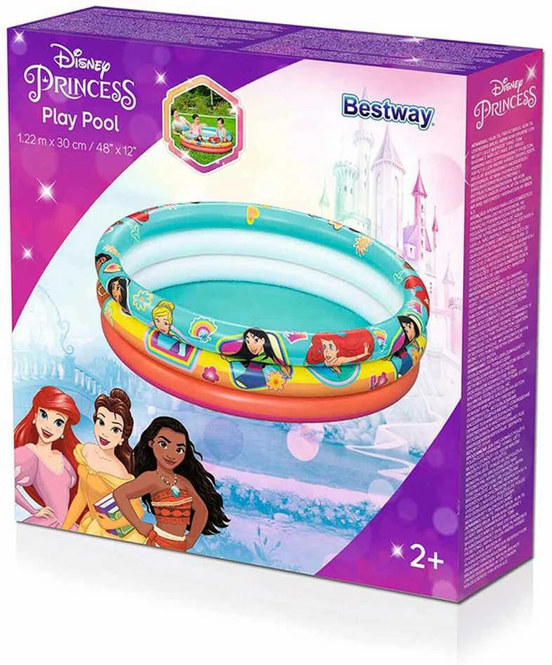 „Bestway“ pripučiamas baseinas 122x30cm grafikos pasakos princesės 91099