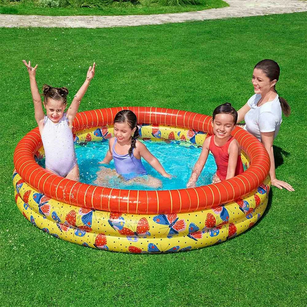 Pripučiamas baseinas BESTWAY BUTTERFLY, 168 x 38 cm