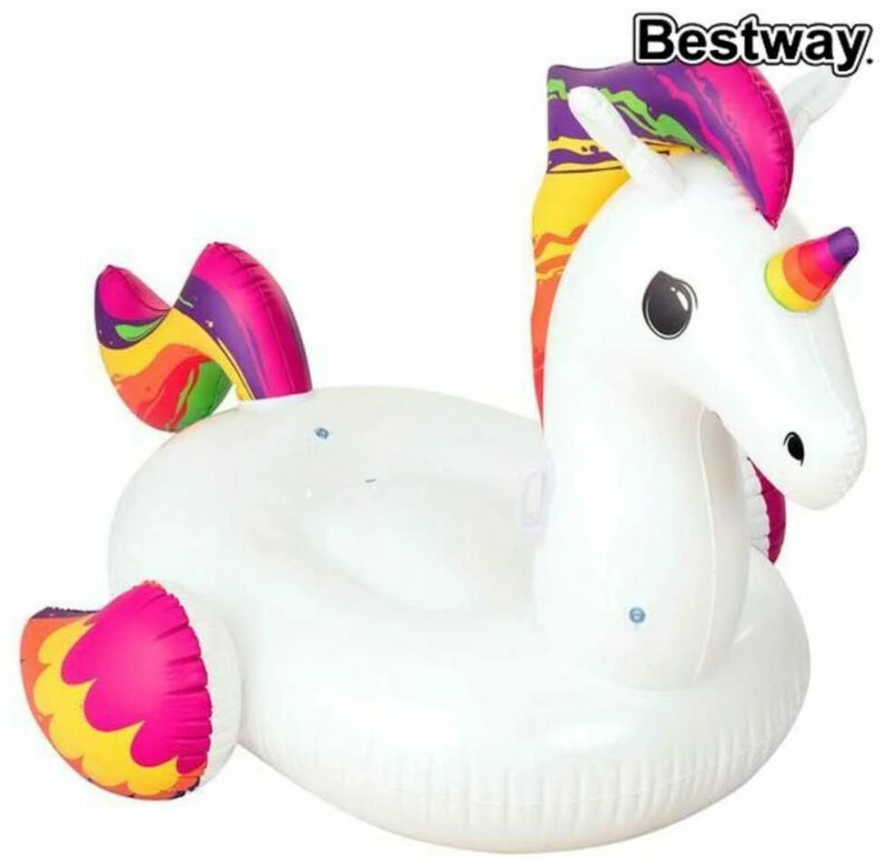BESTWAY didelis pripučiamas vienaragis 2.24m x 1.64m, 41113