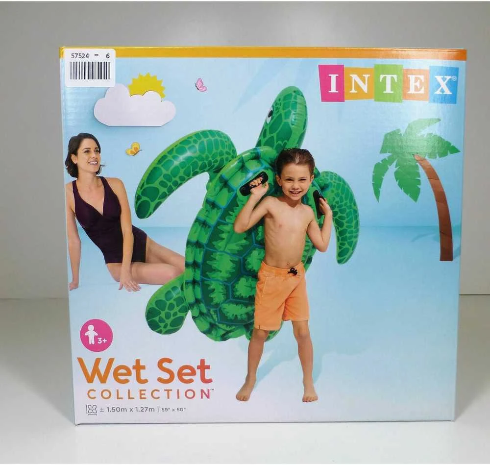 Pripučiamas plaukimo čiužinys Vėžlys, Intex, 150 cm
