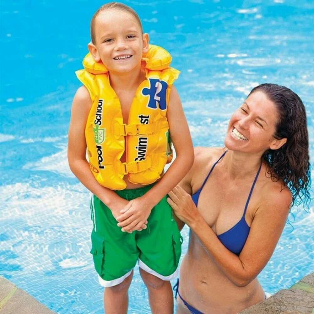 Intex Deluxe Swim Vest Pool School 58660EU Geltona