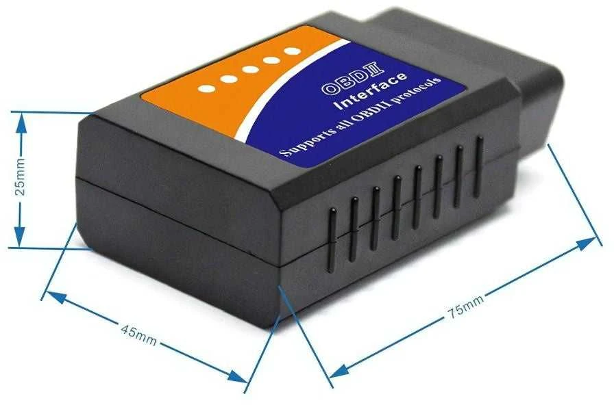 ELM 327 OBD2 Bluetooth diagnostikos įrenginys