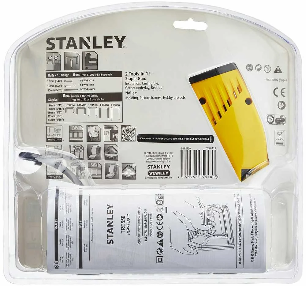 Kabių-vinių pistoletas Stanley TRE550