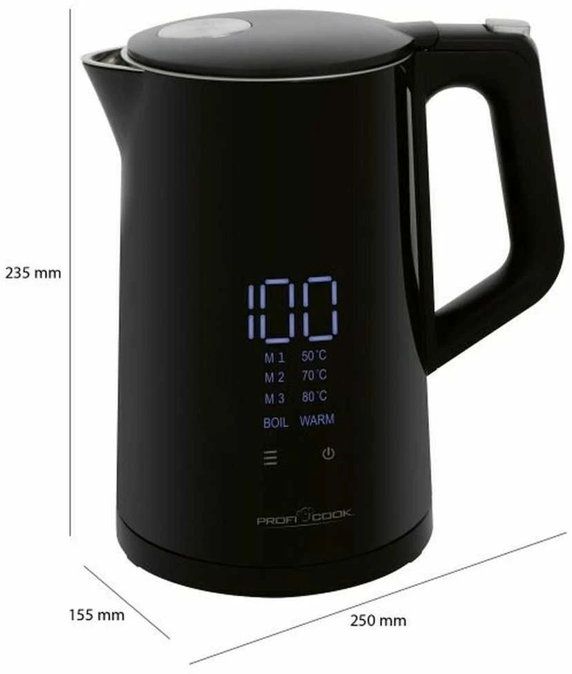 Profi Cook PROFICOOK PC-WKS 1243 lietimui jautrus elektrinis virdulys