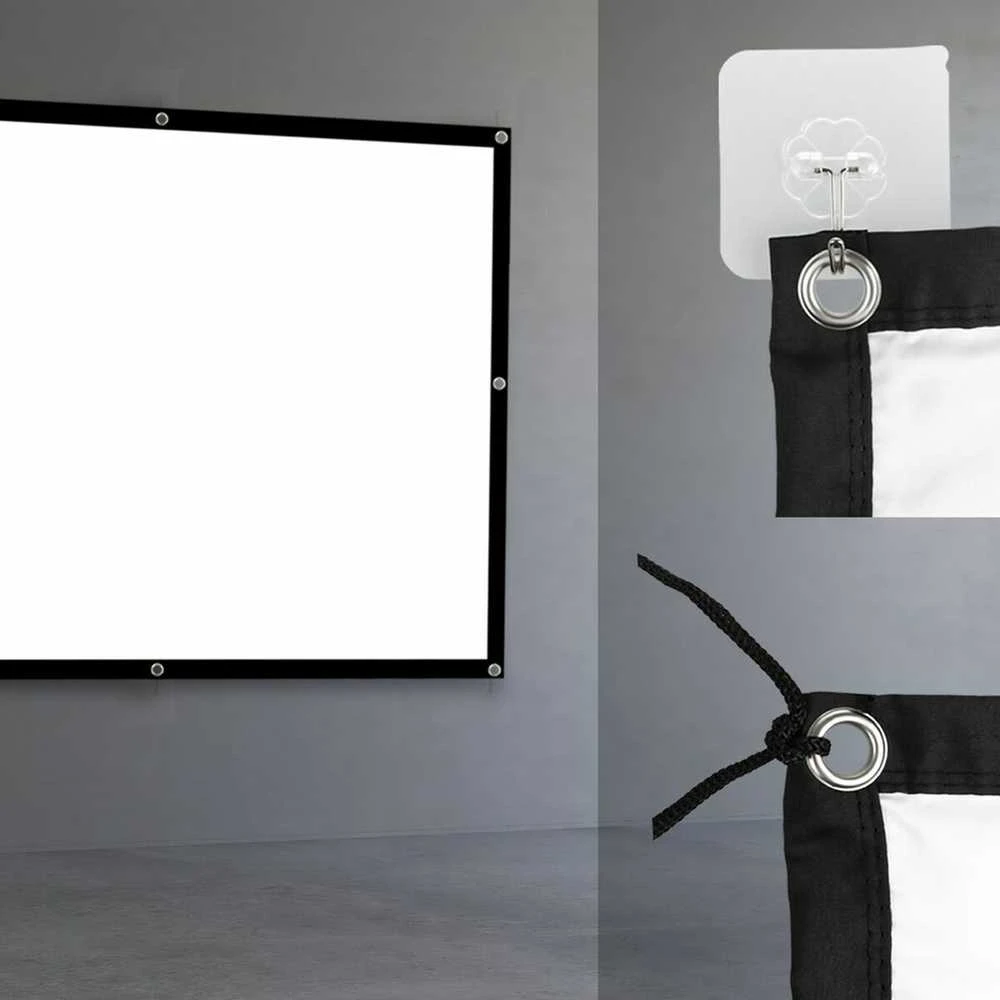 Maclean Projektoriaus ekranas, 120", 240x180cm, 25mm 4:3 border, tension hooks, MC-169