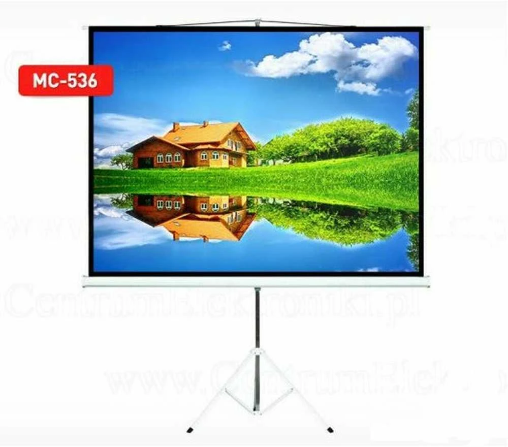 MACLEAN MC-536 Maclean MC-536 Standard Portable Projektoriaus ekranas su stovu 72?? 4:3 145x110 cm