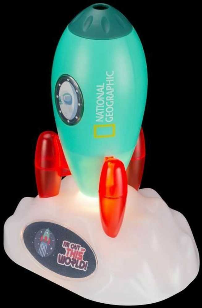 Bresser National Geographic Skaidrių projektorius, Space Rocket & Night Light, NATIONAL GEOGRAPHIC