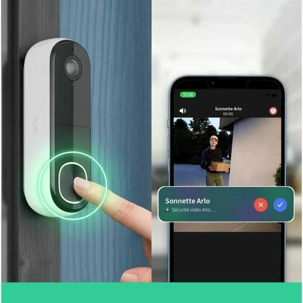 Šakotuvas Arlo ARLO ESSENTIAL 2 2K Video Doorbell