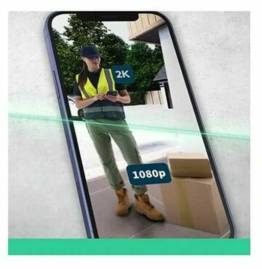Arlo ARLO ESSENTIAL 2 vaizdo durų skambutis 2K su varpeliu V2 BNDL