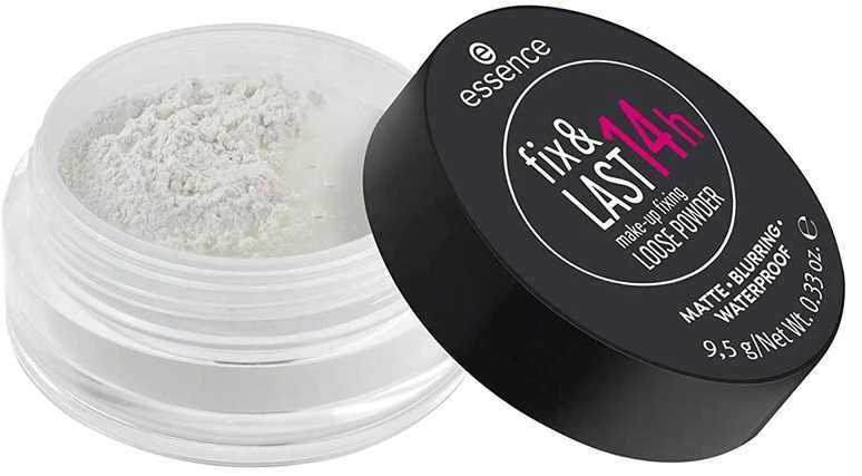 Essence Cosmetics "Fix and Last 14h" fiksuojamoji pudra 9,5g