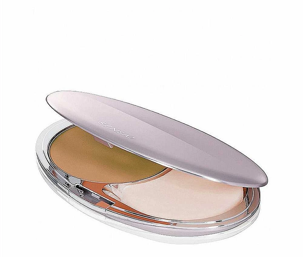 Sensai Kompaktinė pudra apsauganti nuo senėjimo požymių Kanebo Cellular Performance Total Finish Foundation TF22 Natural rusvai gelsvas