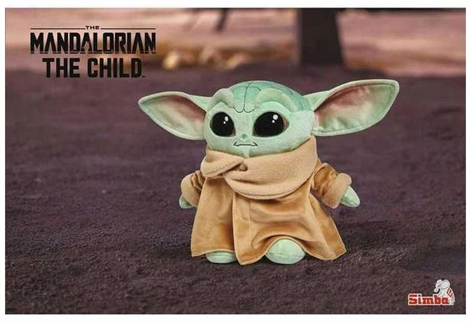 Mattel Disney Madalorian Baby Yoda talismanai, 25 cm