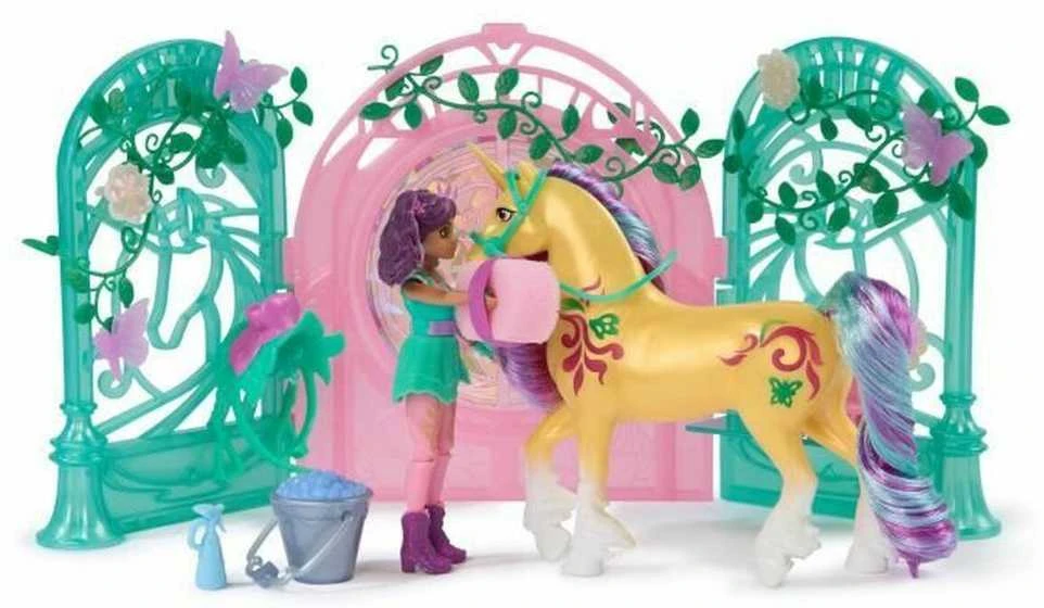 Spin Master Unicorn Academy Vienaragio akademija – Ava ir lapų prekystalio žaidimų rinkinys – (6072051)