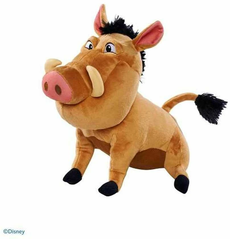 Mattel „Disney“ pliušinis žaislas „Liūtas karalius“, 30 l – Pumbaa, 25 cm