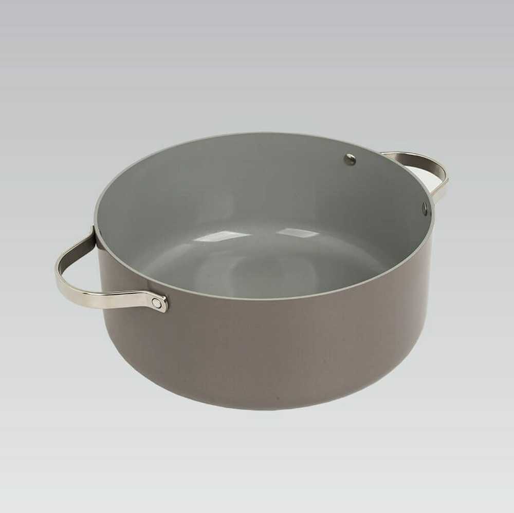 Puodas su dangčiu MAESTRO MR-4009 (MR-4009-20) 20 cm 2.3 l Pilkas