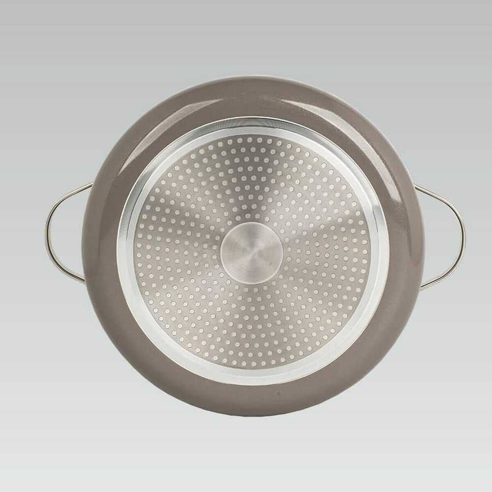Puodas su dangčiu MAESTRO MR-4009 (MR-4009-20) 20 cm 2.3 l Pilkas