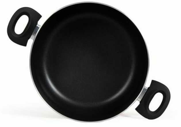 Puodas su stiklo dangčiu Livoo MEP151R Premier Chef, 28 cm, aliuminis, neprisvylanti danga, raudonas